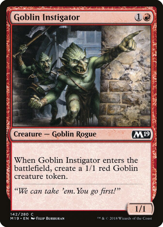 Goblin Instigator - Core Set 2019 142