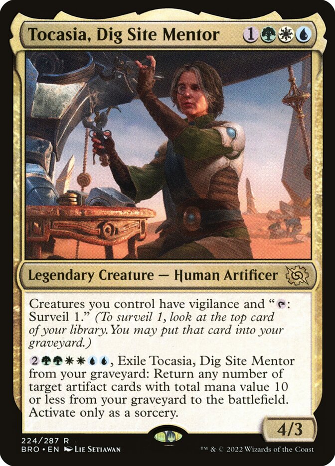 Tocasia, Dig Site Mentor - BRO 224