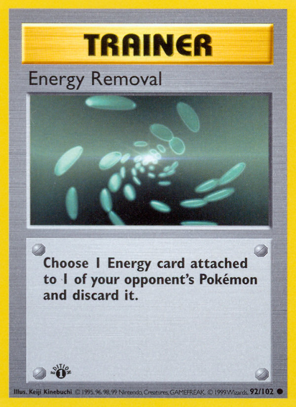 Energy Removal - Base Set (Unlimited) 92 - Heavily Played - Ungraded