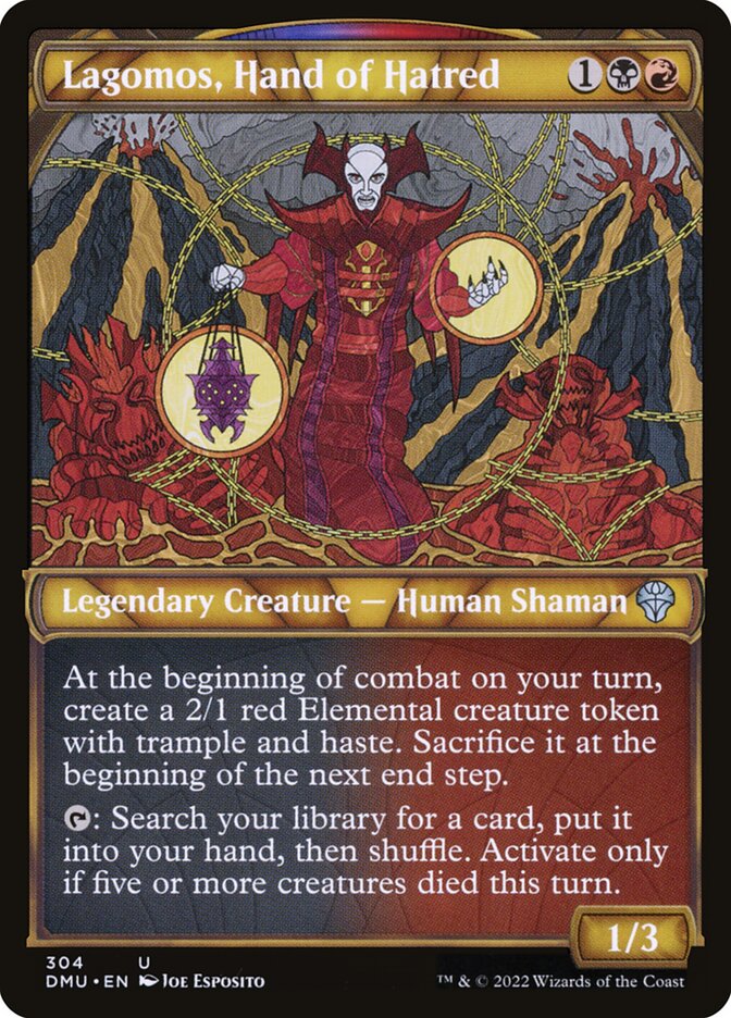 Lagomos, Hand of Hatred (Showcase) - Dominaria United 304