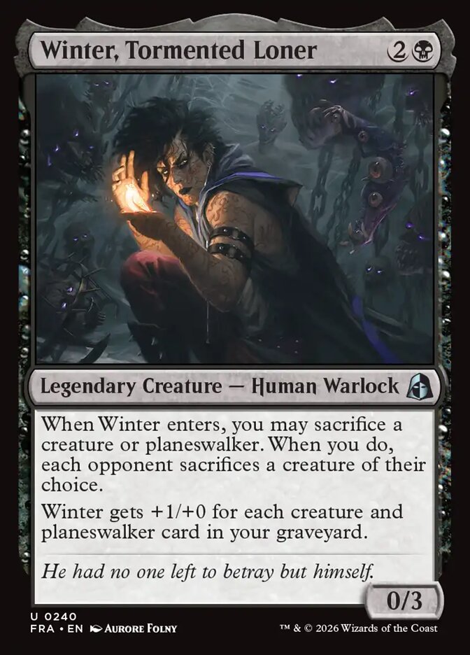 Winter, Tormented Loner - Reality Fracture 240