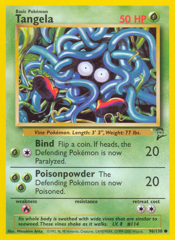 Tangela - Base Set 2 96 - Near Mint