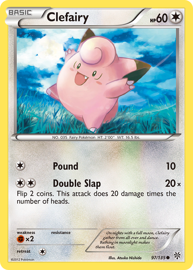 Clefairy - Plasma Storm 97 - Moderately Played