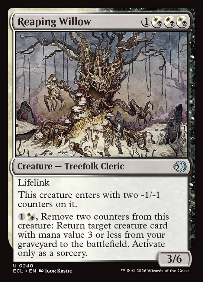 Reaping Willow - ECL 240