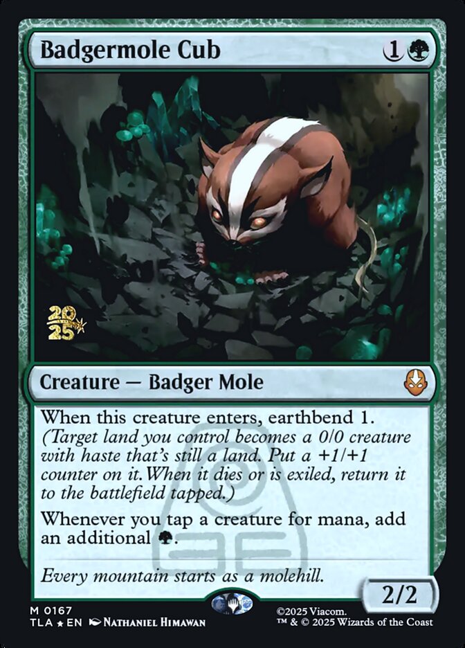Badgermole Cub - Avatar: The Last Airbender Promos 167s (Foil)