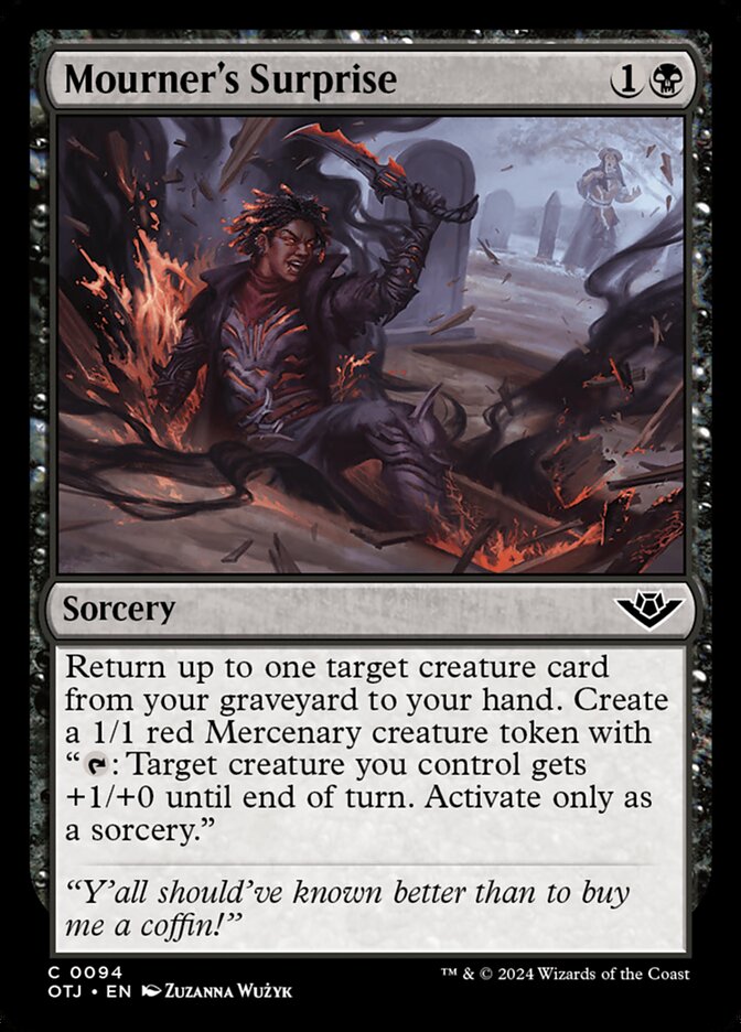 Mourner's Surprise - Outlaws of Thunder Junction 94 (Foil)