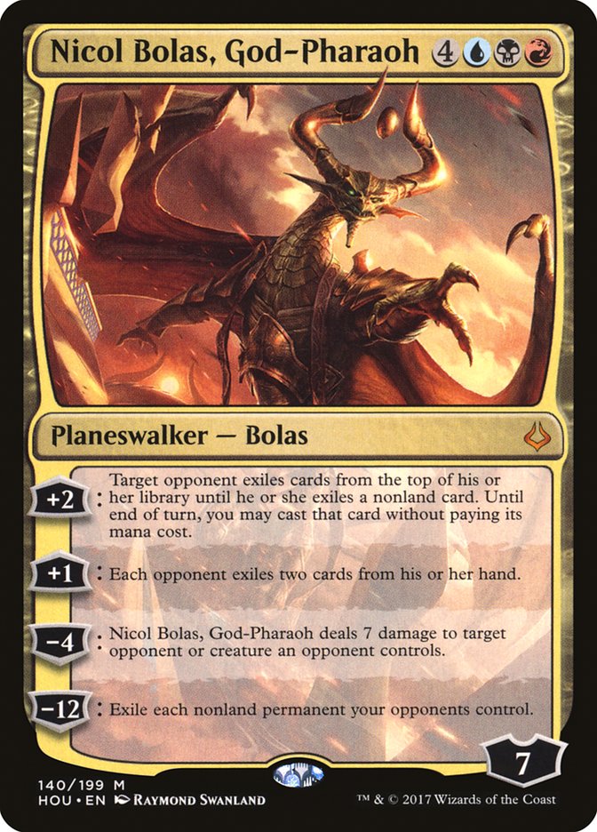 Nicol Bolas, God-Pharaoh - Hour of Devastation 140