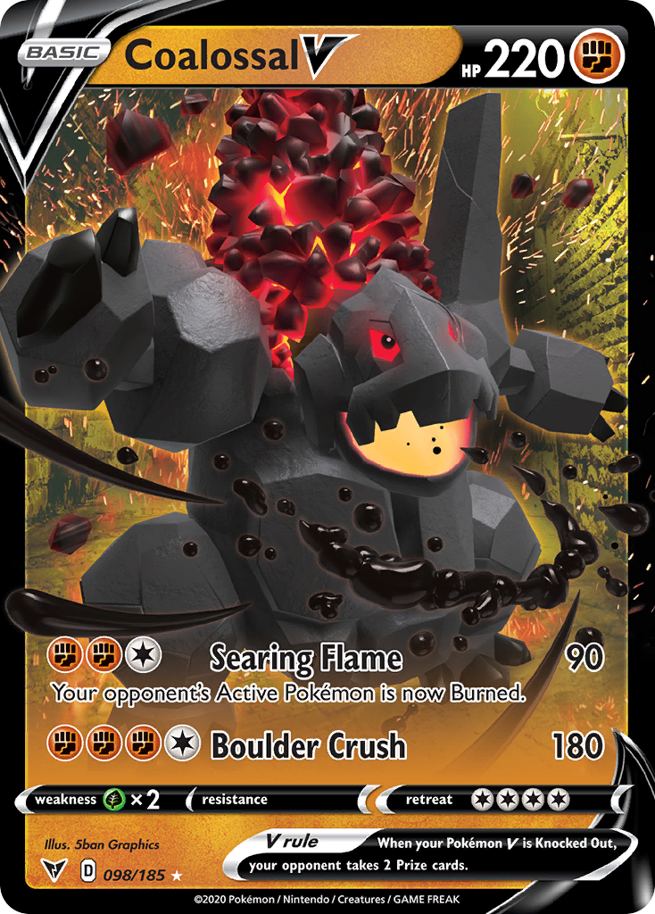 Coalossal V - Vivid Voltage 098/185 (Foil) - Near Mint