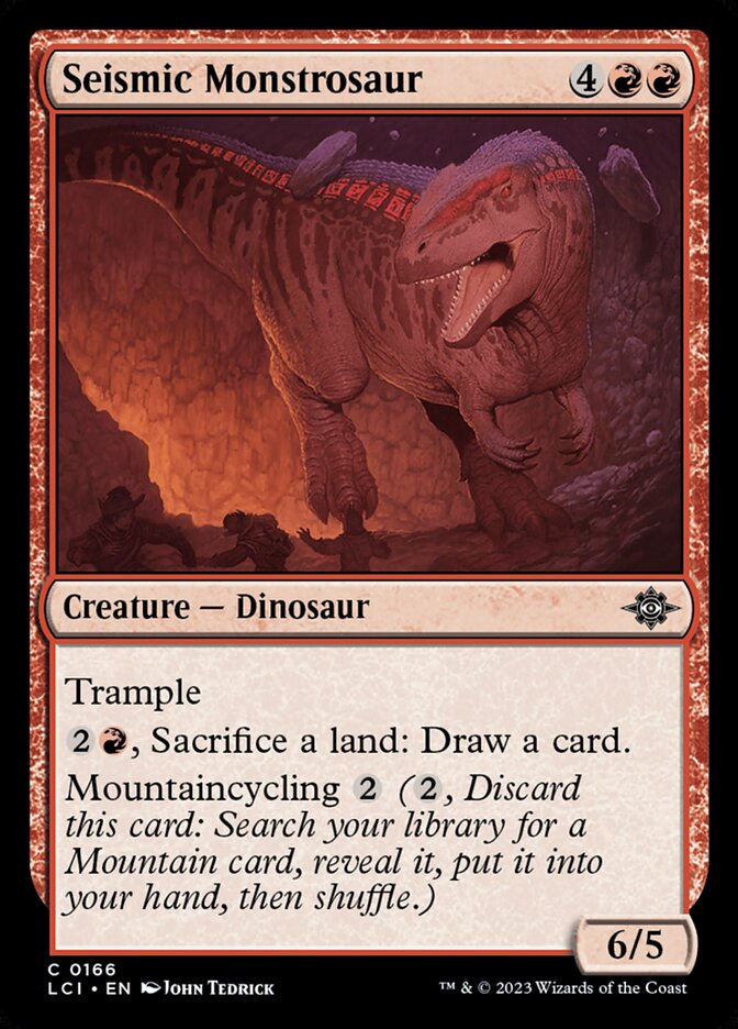 Seismic Monstrosaur - The Lost Caverns of Ixalan 166