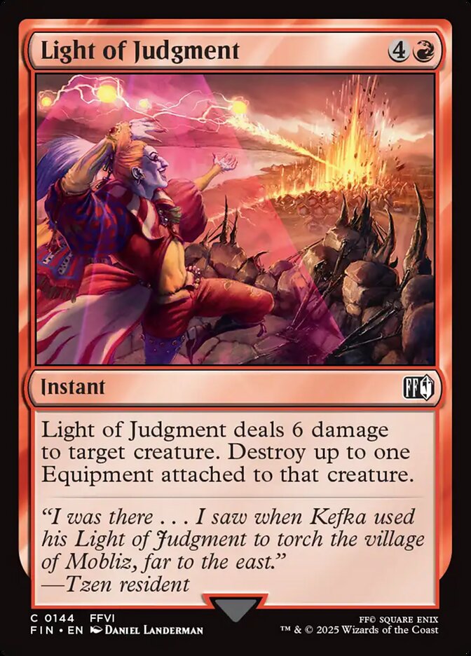 Light of Judgment - FINAL FANTASY 144 (Foil)