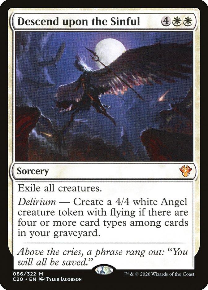 Descend upon the Sinful - Commander 2020 86