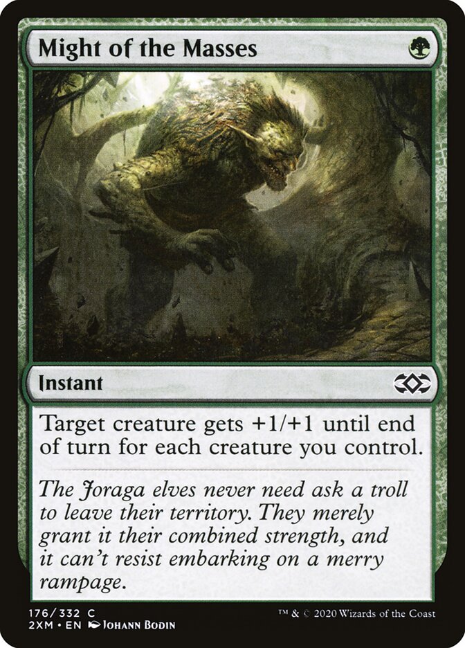 Might of the Masses - Double Masters 176 (Foil)