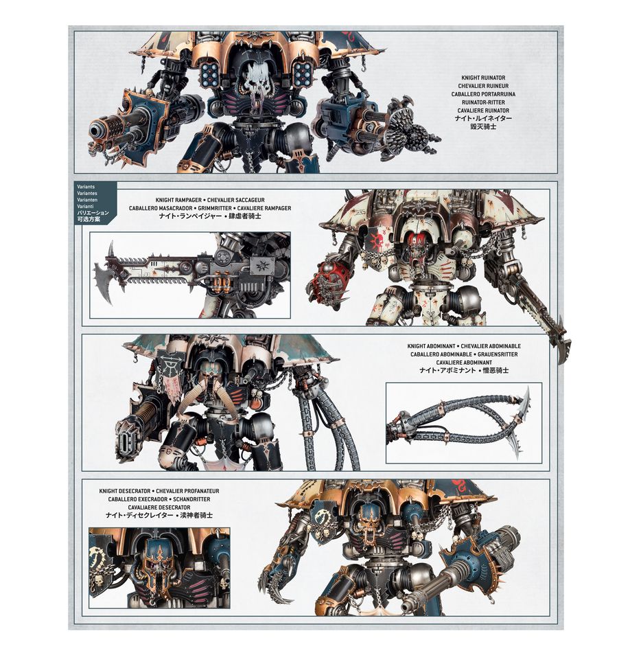 Warhammer 40k: Chaos Knights: Chaos Knight Ruinator