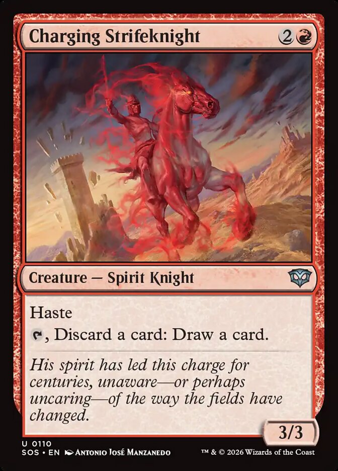 Charging Strifeknight - Secrets of Strixhaven 110