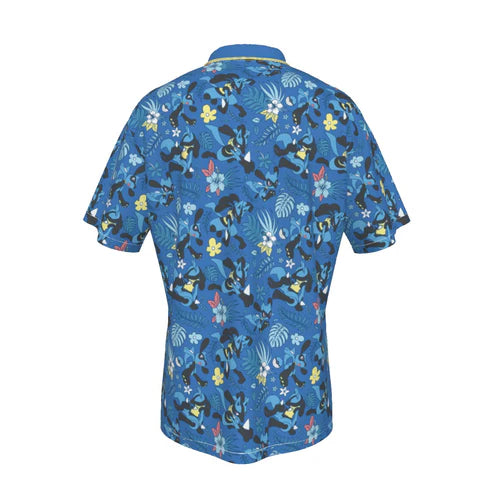 Lucario Hawaiian Button Shirt