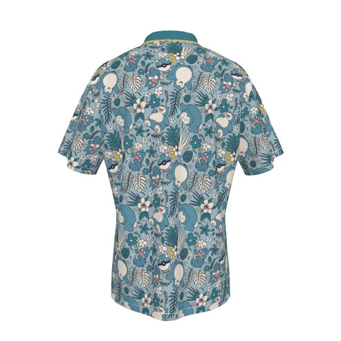 Snorlax Hawaiian Button Shirt