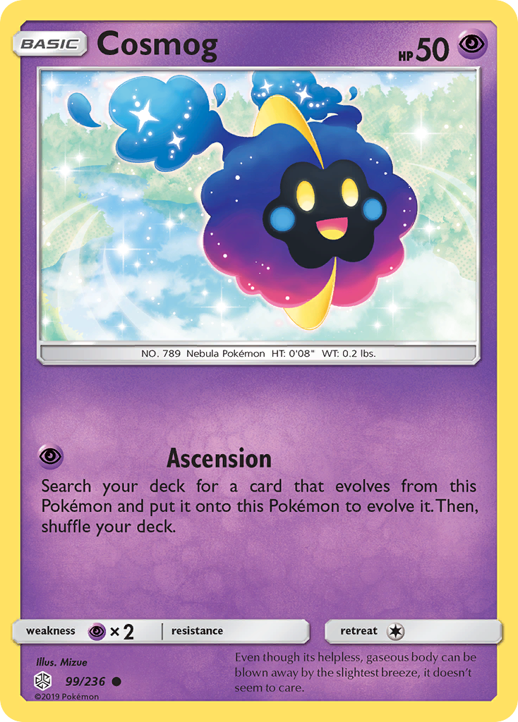 Cosmog - Cosmic Eclipse 99/236 - Near Mint