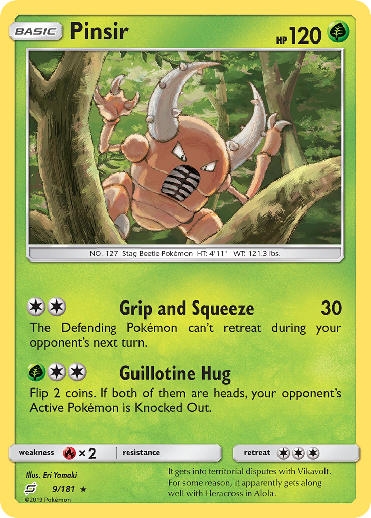 Pinsir - Team Up 9 - Near Mint