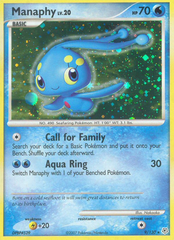 Manaphy - Diamond and Pearl 9 (Foil) - Near Mint