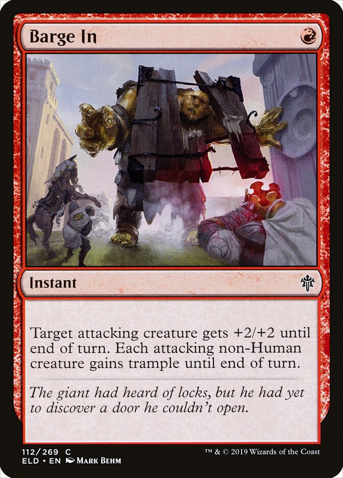 Barge In - Throne of Eldraine 112 (Foil)
