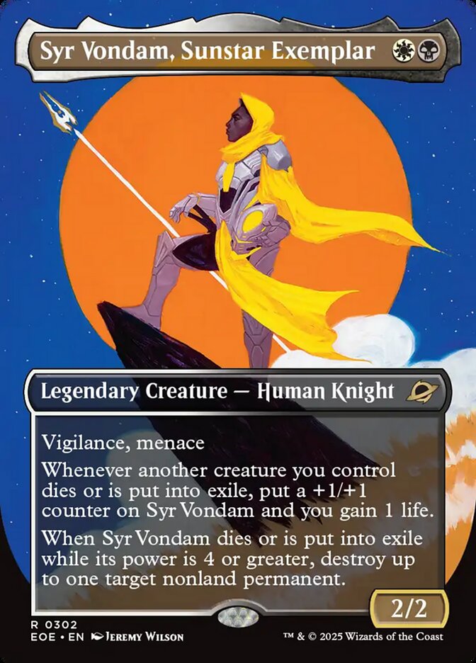 Syr Vondam, Sunstar Exemplar - EOE 302 (Foil)