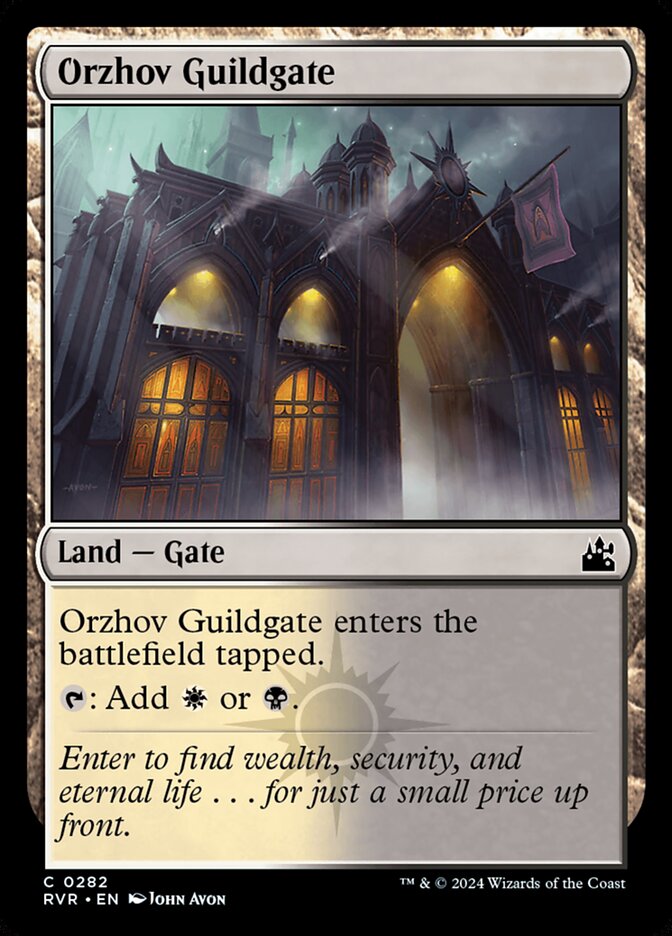 Orzhov Guildgate - RVR 282 (Foil)