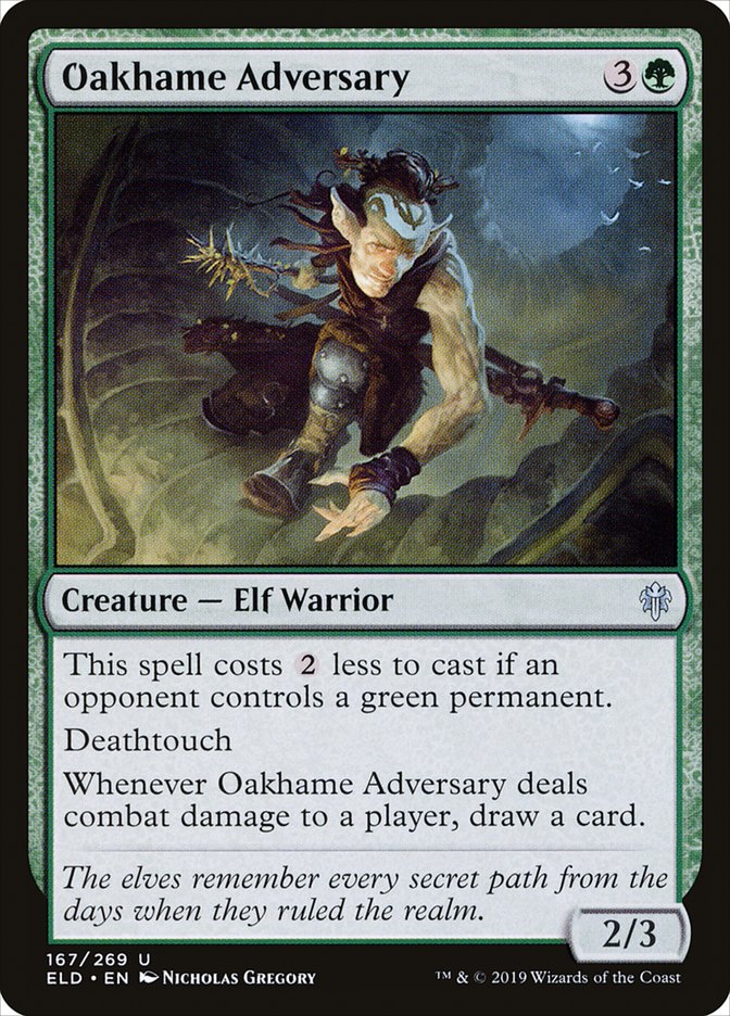 Oakhame Adversary - Throne of Eldraine 167 (Foil)