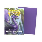 Dragon Shield Sleeves: Standard Matte Dual - Nebula & Silver 100CT