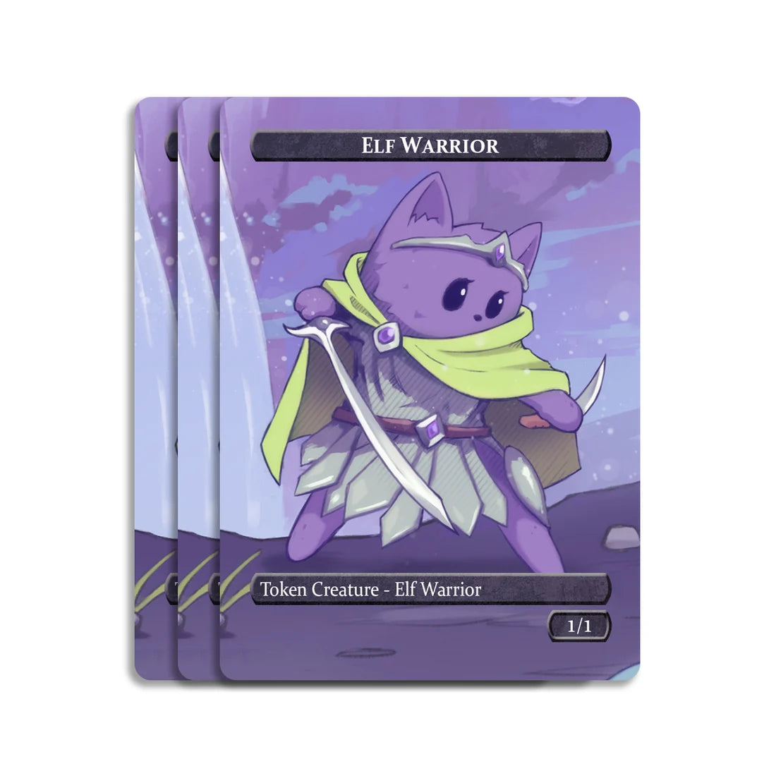 Caverns & Calicos Manacat Tokens & Proxies - Elf & Elf Warrior Token Set