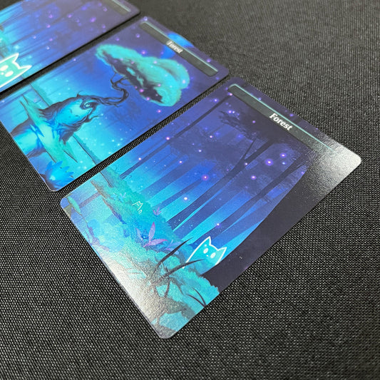 Caverns & Calicos Manacat Tokens & Proxies - Forest Set