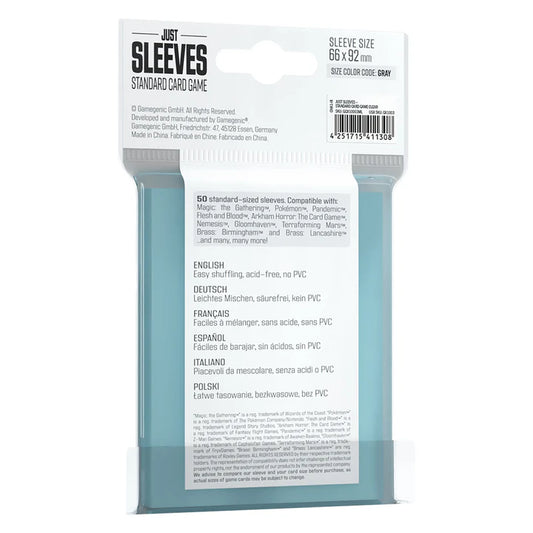 Just Sleeves - Standard Card Game Clear