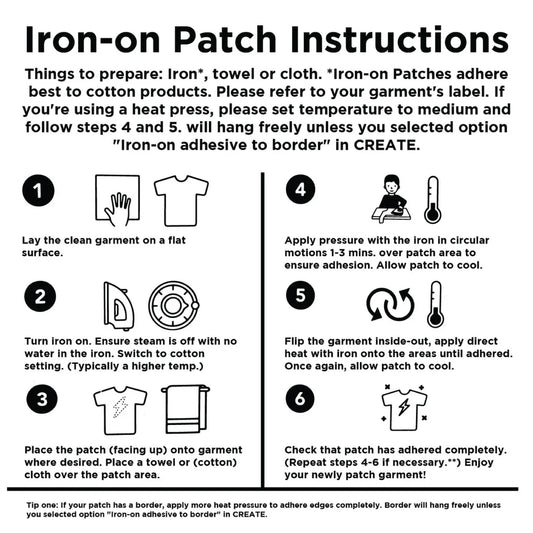 Gengar Purple on Black - Rectangle Iron-on Patch