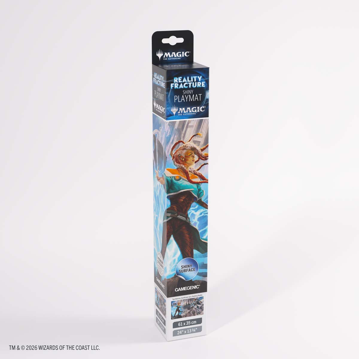 GameGenic Magic: The Gathering - Reality Fracture SHINY PLAYMAT - Tam Beleren, Conflicted/Jace, Building Reality