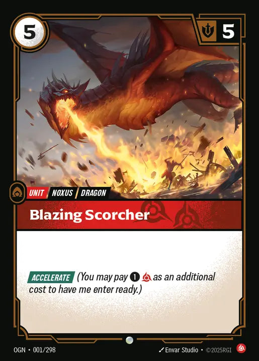Blazing Scorcher - Origins 001/298 (Foil)