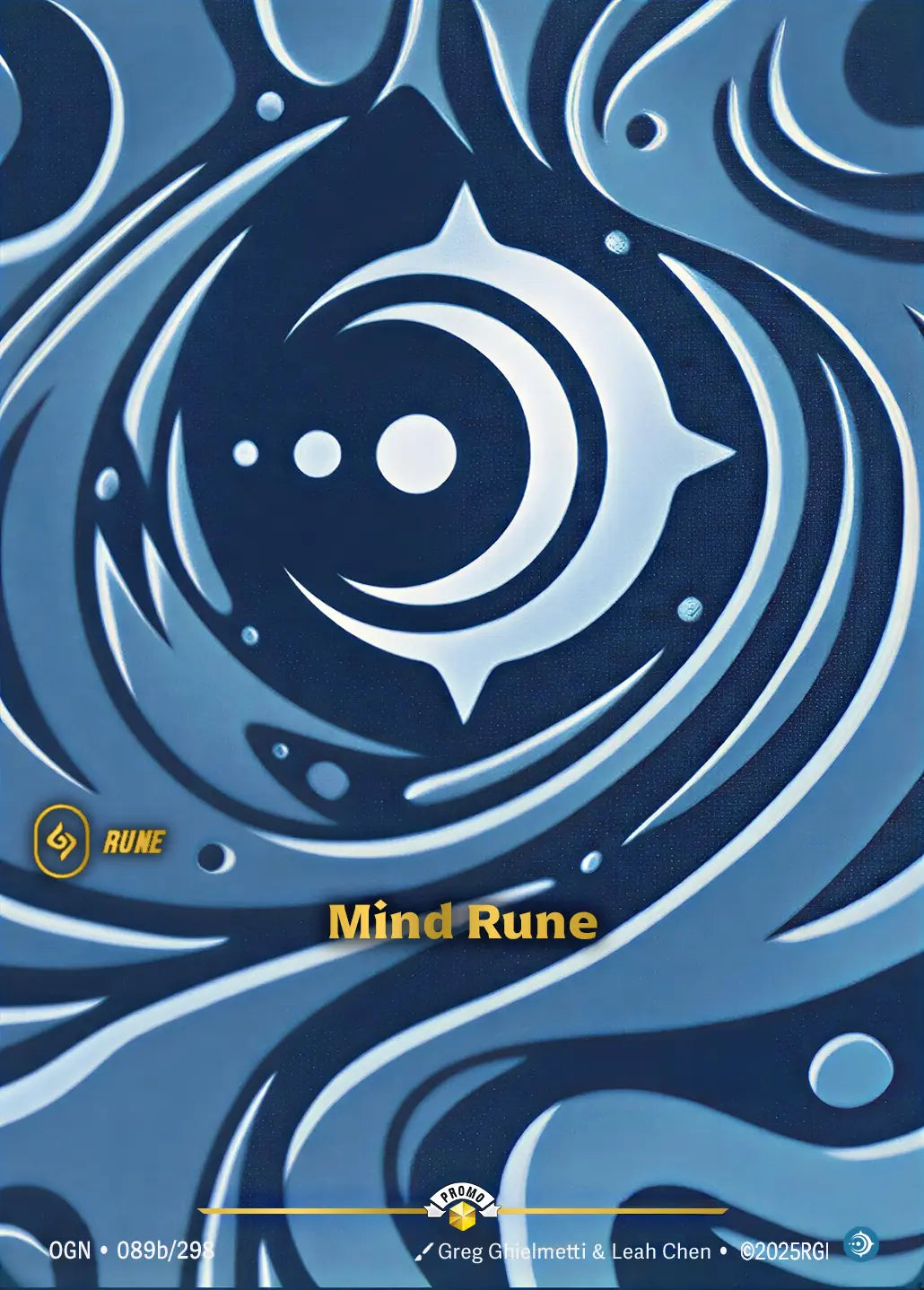 Mind Rune - Riftbound Organized Play Promotional Cards 089b/298 (Foil)
