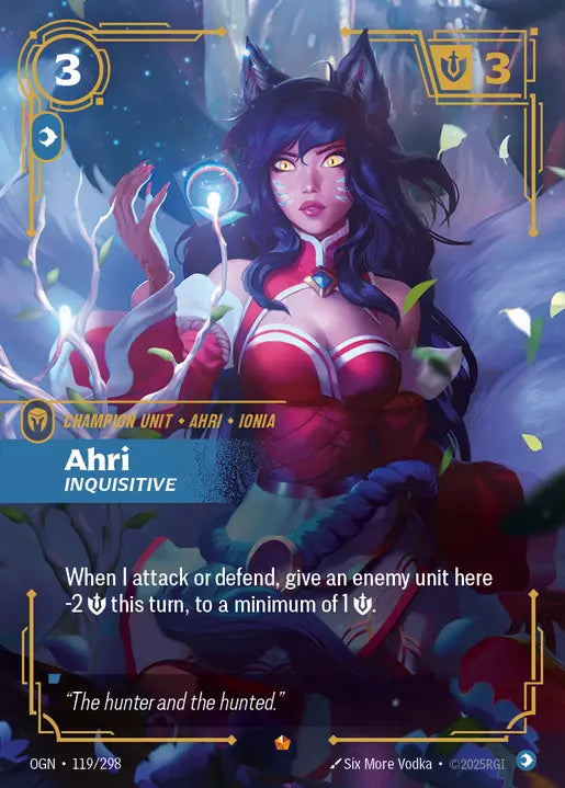 Ahri - Inquisitive - Origins 119/298 (Foil)