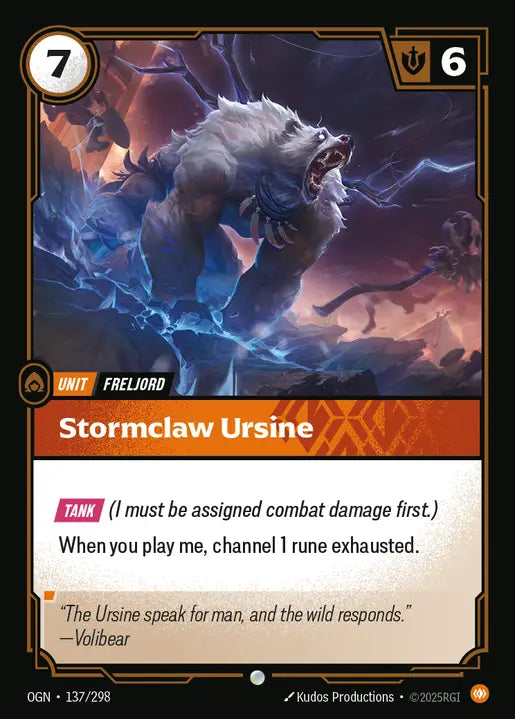 Stormclaw Ursine - Origins 137/298 (Foil)