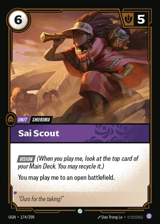 Sai Scout - Origins 174/298 (Foil)