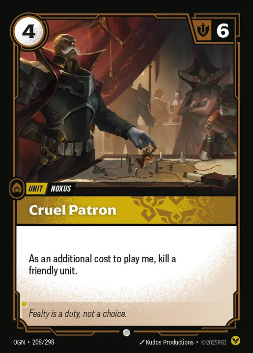 Cruel Patron - Origins 208/298 (Foil)