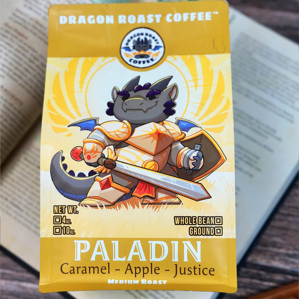 Dragon Roast Coffee - Paladin Roast (10oz Whole Bean)
