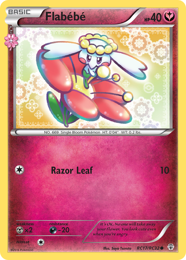 Flabebe - Generations: Radiant Collection RC17 - Near Mint