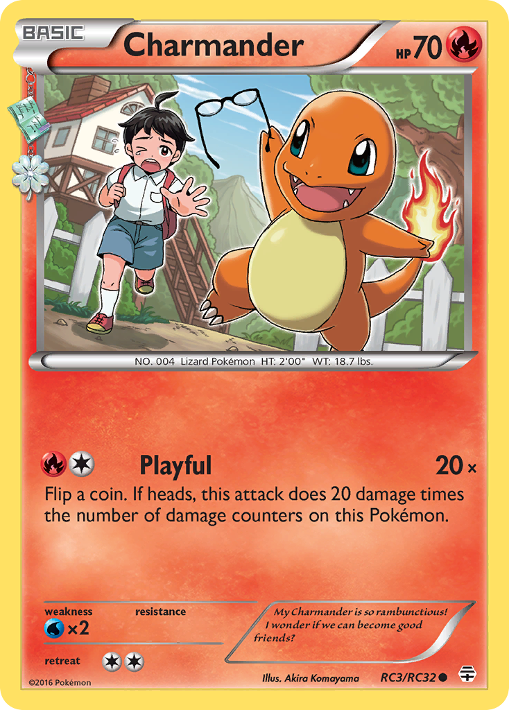 Charmander - Generations: Radiant Collection RC3 - Near Mint