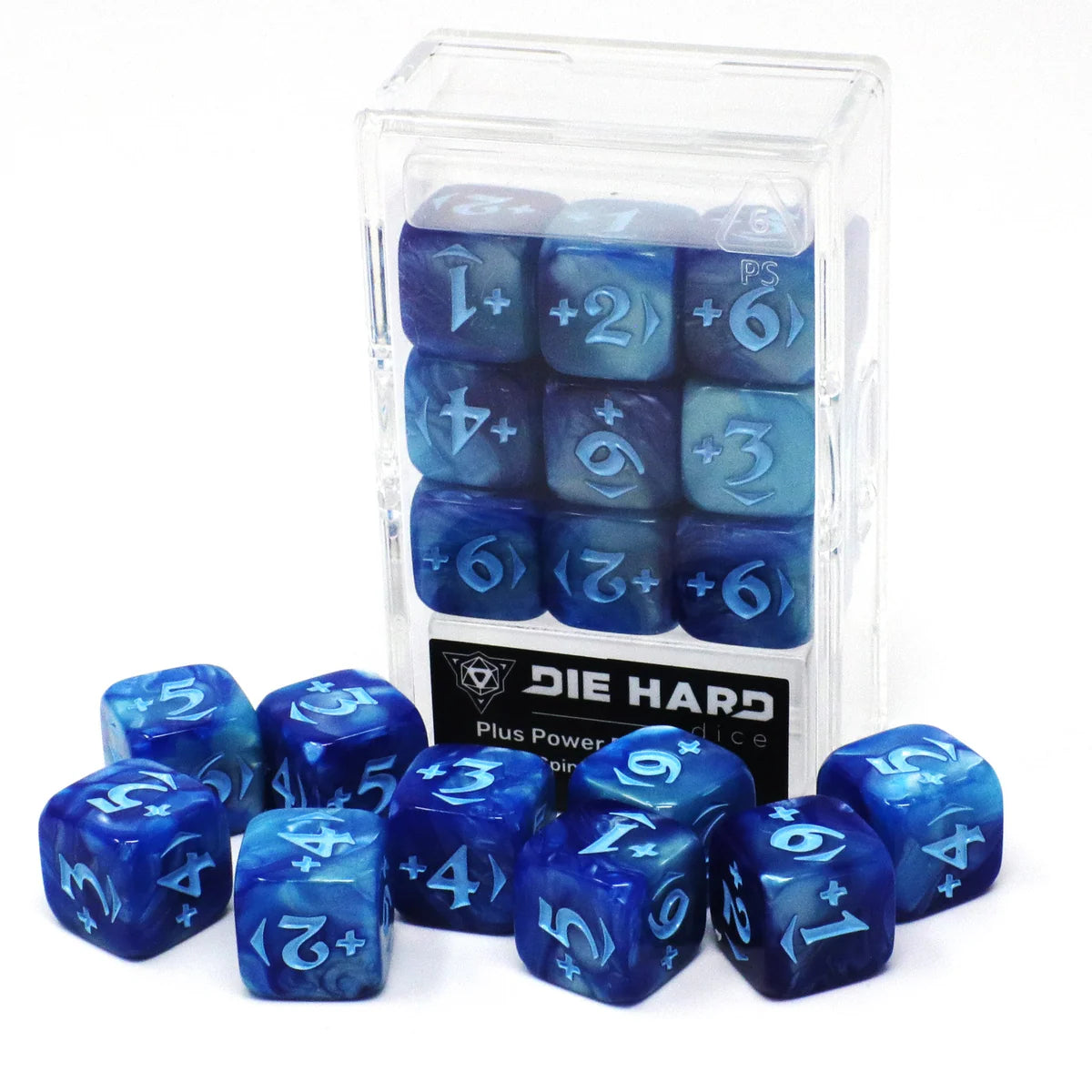 MtG Spindown Counters - Plus Power Pack - Blue - Die Hard Dice