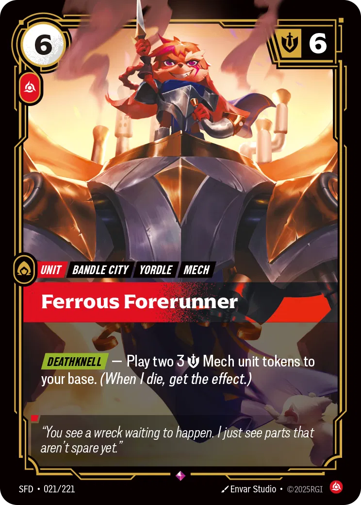 Ferrous Forerunner - Spiritforged 021/221 (Foil)