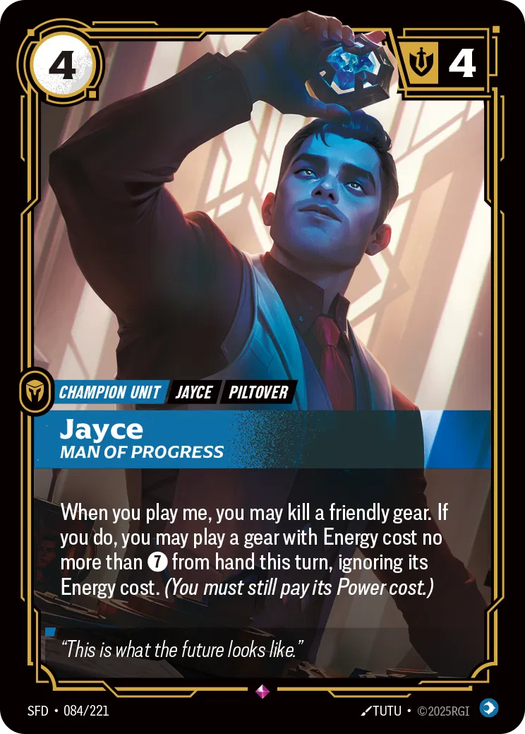 Jayce - Man of Progress - Spiritforged 084/221 (Foil)