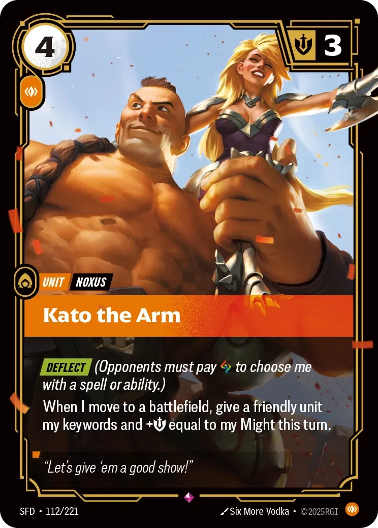 Kato the Arm - SFD 112/221 (Foil)