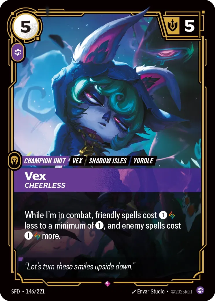 Vex - Cheerless - SFD 146/221 (Foil)