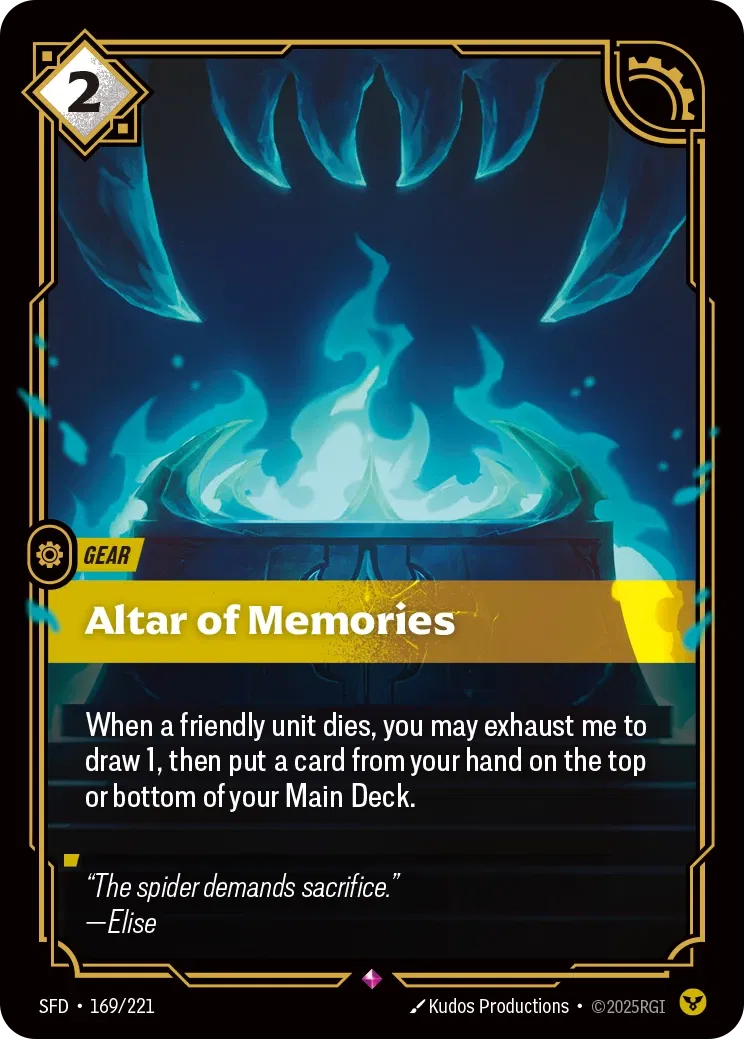 Altar of Memories - Spiritforged 169/221 (Foil)