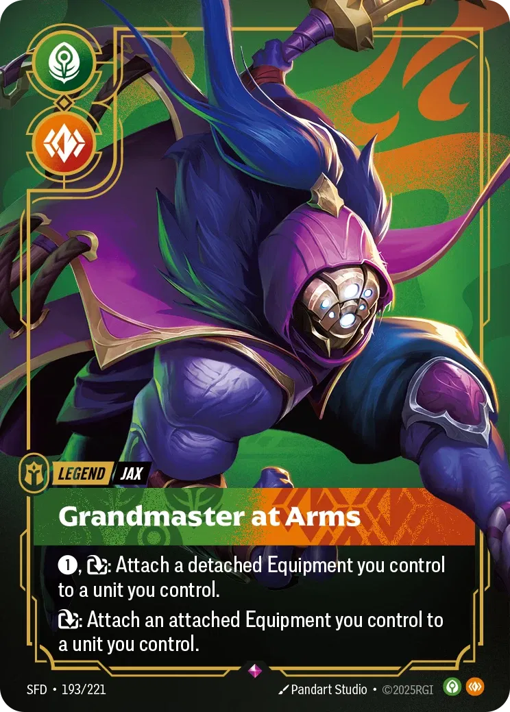 Jax - Grandmaster At Arms - SFD 193/221 (Foil)