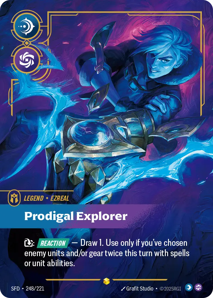 Ezreal - Prodigal Explorer (Overnumbered) - Spiritforged 248/221 (Foil)